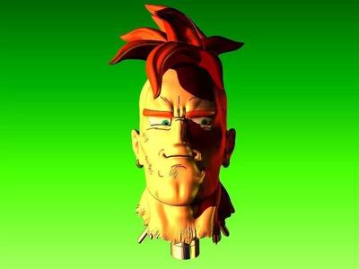 ANDROIDE16 HEAD DRAGON BALL Z GOHAN