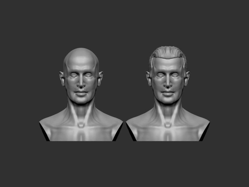 Male Head 1
