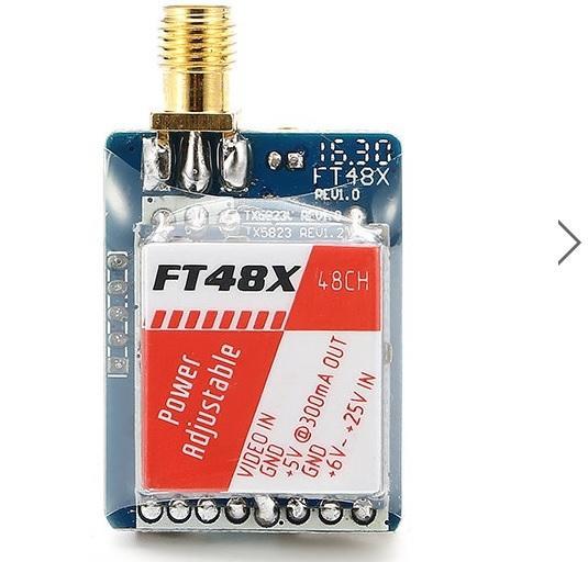 support vtx FT48X 5.8G 48ch 0.25 / 25/200 / 600mW