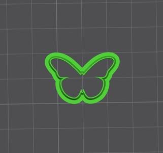 Polymer clay / Butterfly shape cookie cutter pack