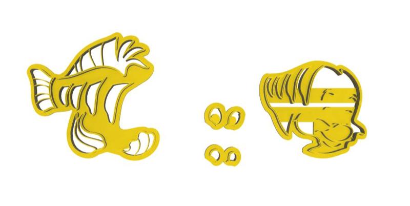 Cortador Modulado - Linguado (Pequena Sereia)