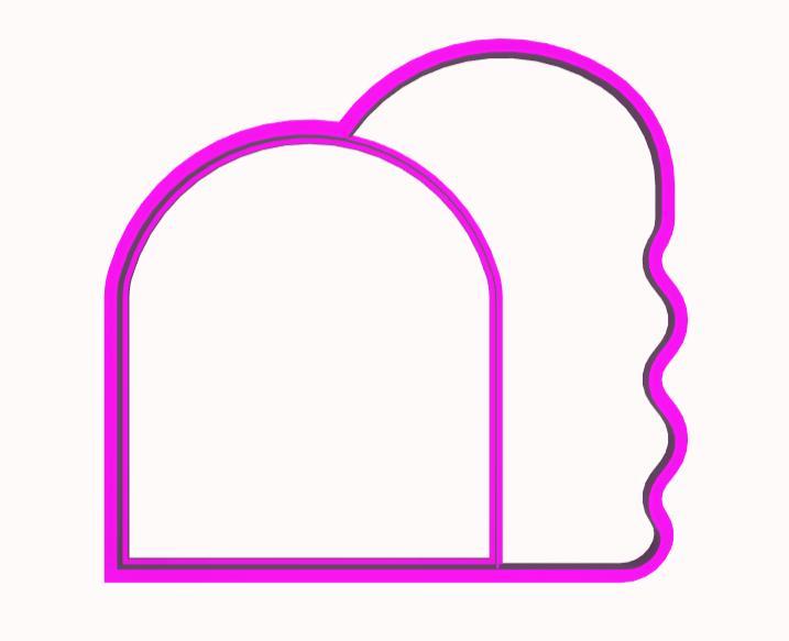 CORTADOR MOLDURA COM BABADO - 10 CM