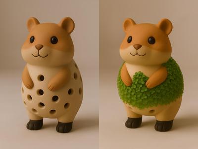 Hamster Sprouter Seed Chia, Radish microgreens, Lentil sprouts, Germinator toy