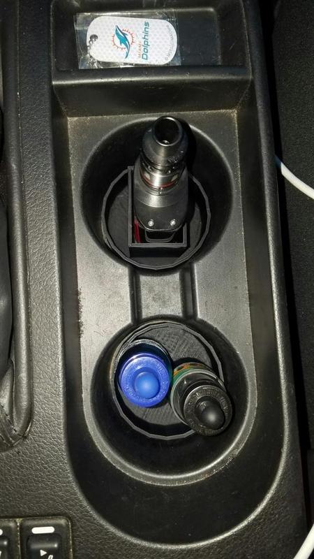 Vape and juice car cup holders
