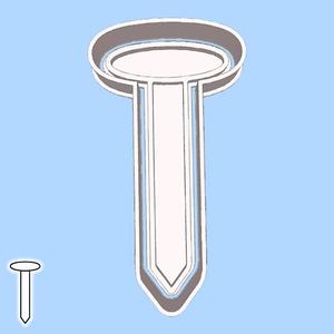 Tools cookie cutters - nail (style 1)