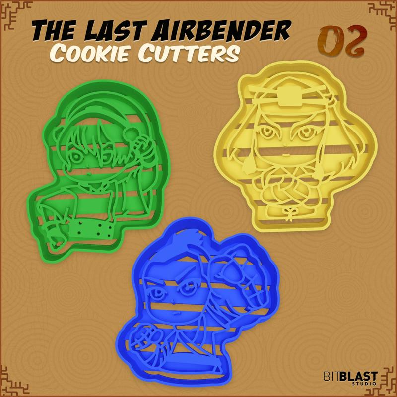 The Last Airbender Cookie Cutters Pack 2