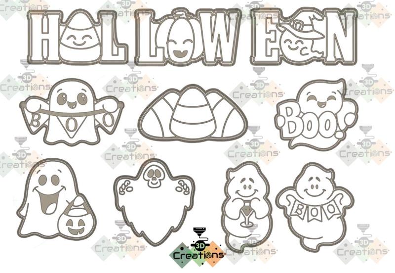 COOKIE CUTTERS -HALLOWEEN-.