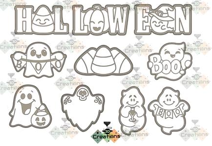 COOKIE CUTTERS -HALLOWEEN-.