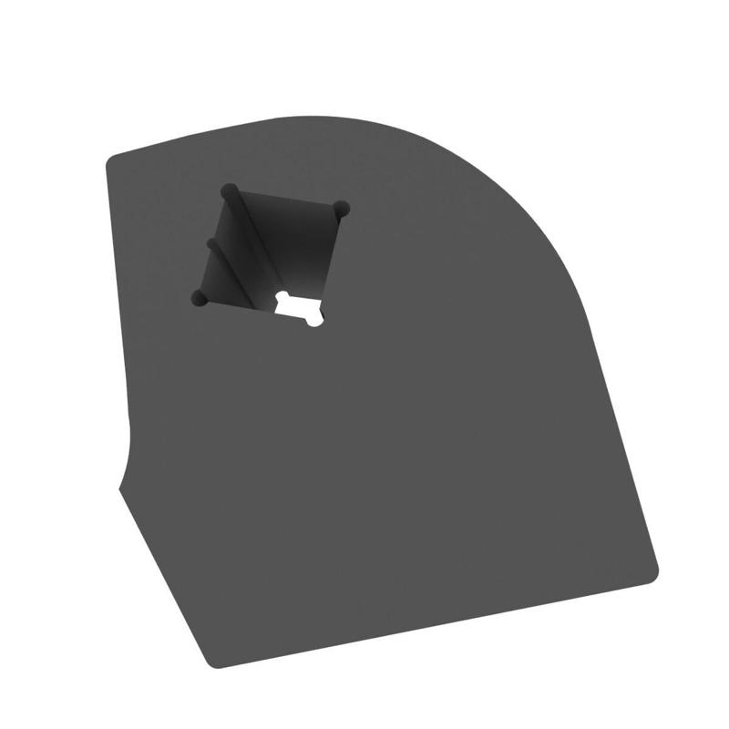 Hood opening handle Fiat 735410607 (REPAIR KIT)