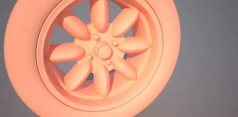 Chevy Yenko wheel printable