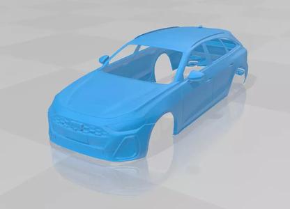 Audi A5 Avant 2025 - Body Car STL Model