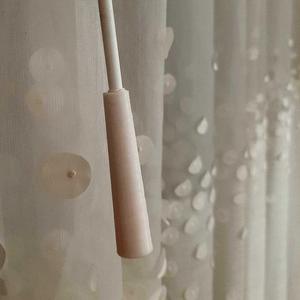 Curtain rod handle
