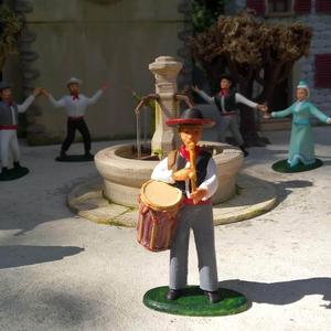 Santon tambourinaire 7cm