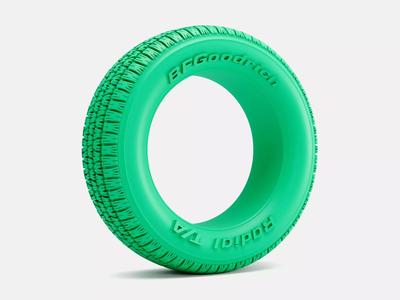 15x6 BFGoodrich Radial TA Tire 215-65-15