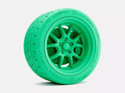 18x10 Rocket Attack Wheel Hoosier Track Attack Pro Tire