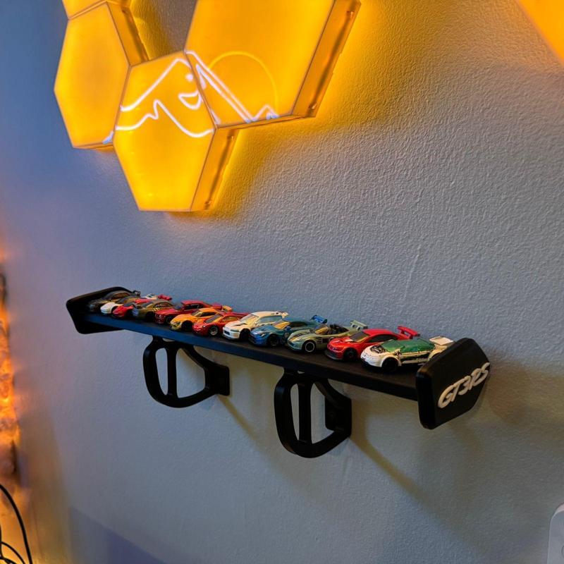 Hot Wheels Display - Porsche GT3RS Spoiler Shelf