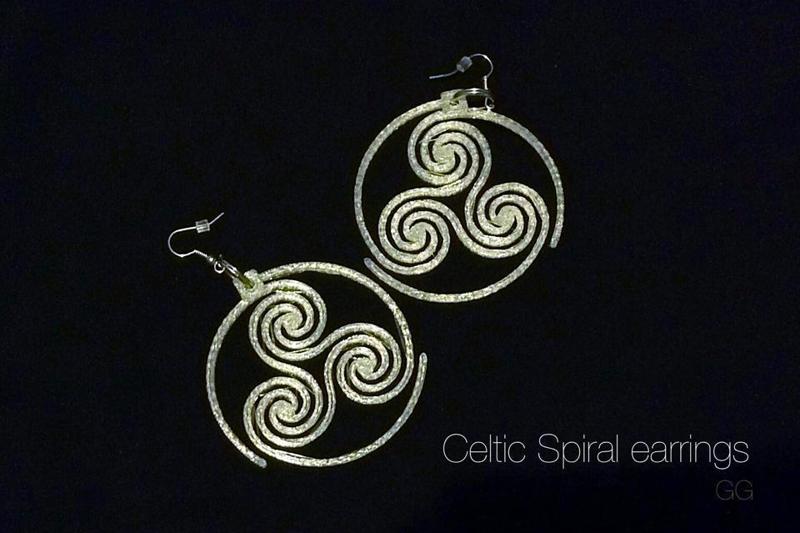 Celtic Triskelion earrings