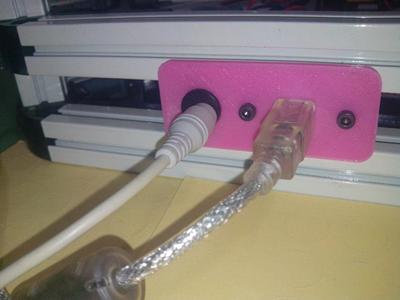 Kossel mini panel for usb and DC power connection