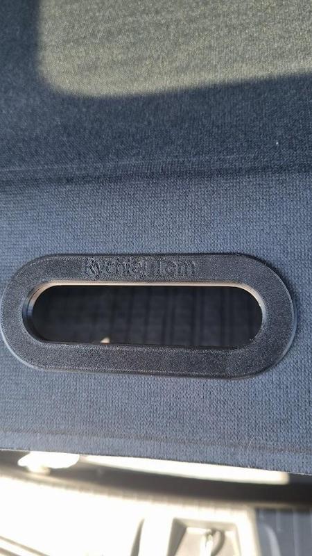 DACIA JOGGER parcel sheild without screews