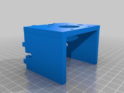 CTC Prusa i3 z-axis servo bracket solid 