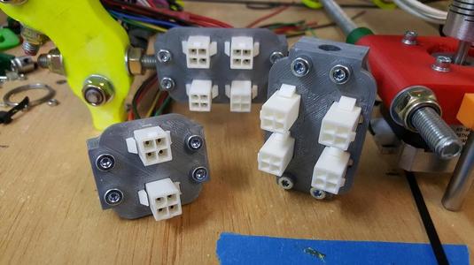 Remixed ATX power connector bracket for Prusa i2