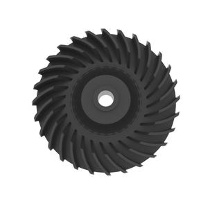 Impeller and pulley of the BOSCH ARM lawnmower motor