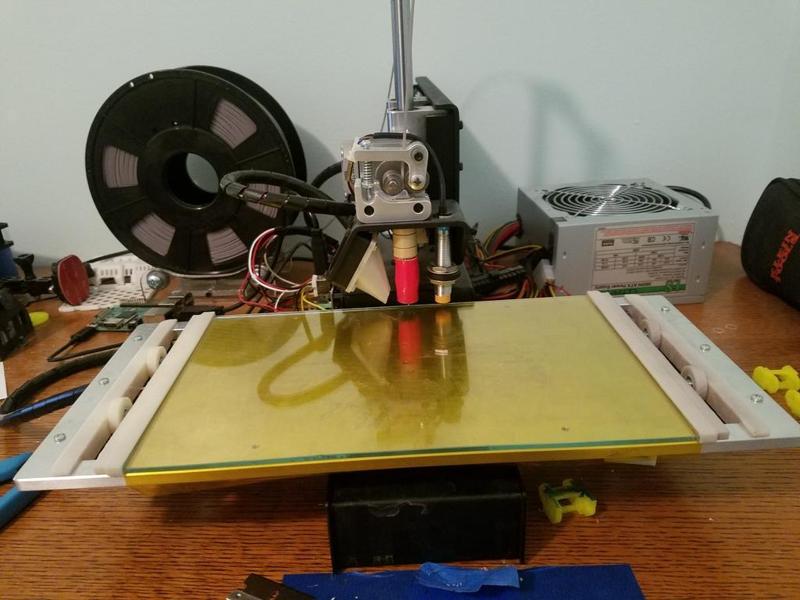 Printrbor simple glass bed holder