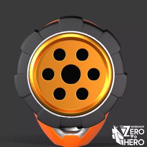 Super sentai Boonboomger Orange Ranger Helmet