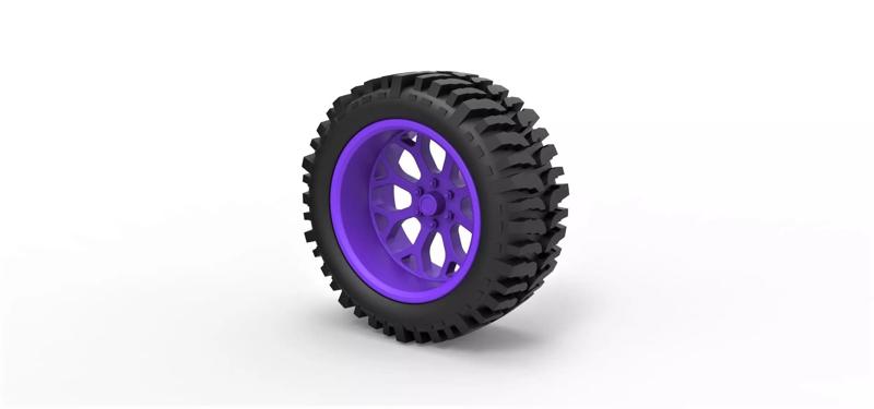 Offroad wheel for lifted trucks