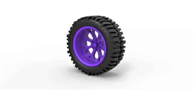 Offroad wheel for lifted trucks