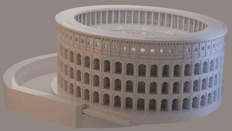 Colosseum for aquariums