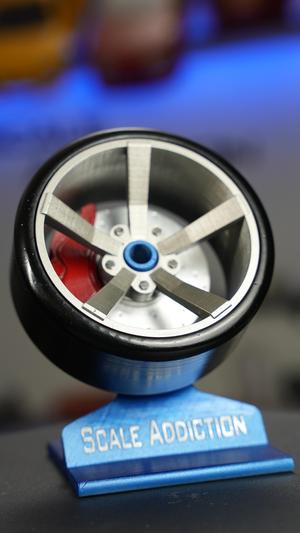 Display stand wheel ( no glue / hardware )
