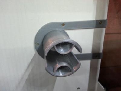 Reel holder for 50 mm hole