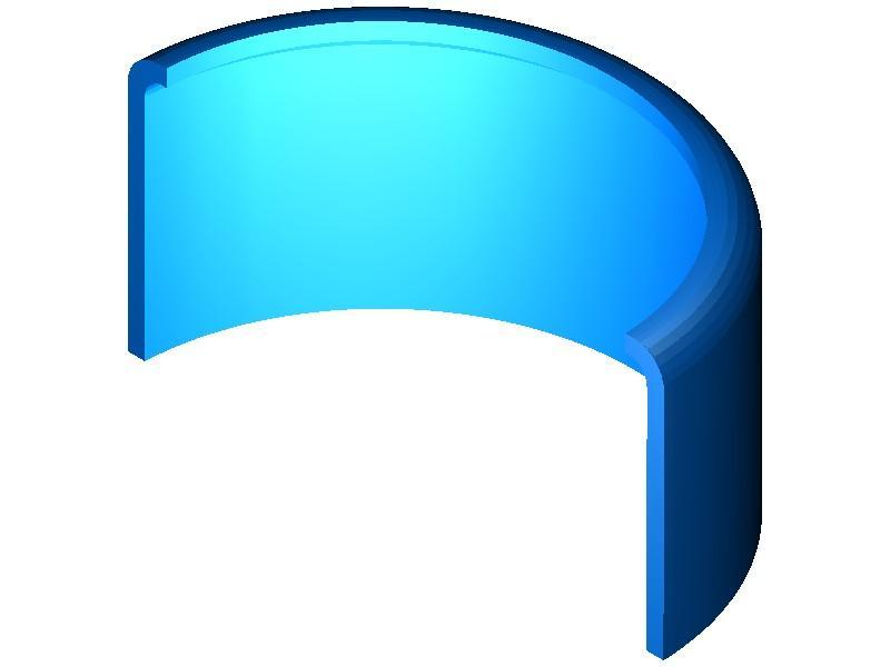 W50 wheel arch mudguard rear wheel 1:43 - Track 0 - Scale 0