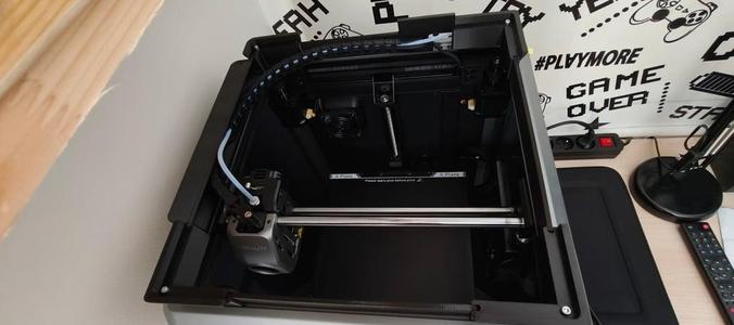 Creality K1 + K1C Lid Riser + extra space for cable chain