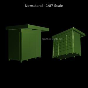 Newsstand - 1/87 Scale