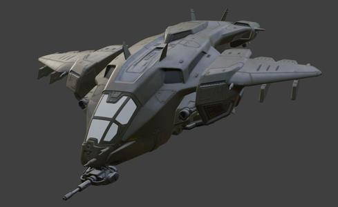 UNSC D77 - TC Pelican 3D Model - Fortnite x Halo STL