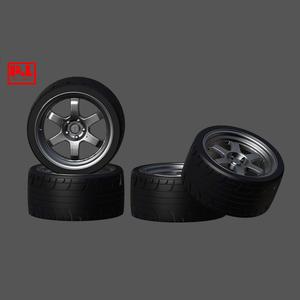RAYS Volk Racing TE37V Mark-II Rims + Tires Set