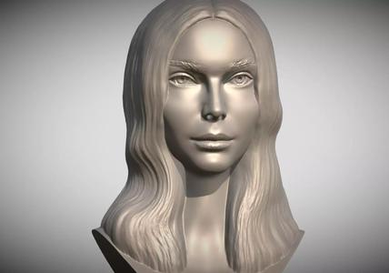 Natalie Portman bust