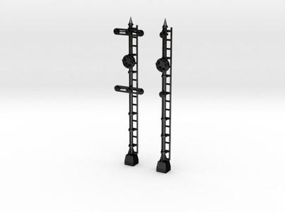 HO Scale B&O Color Position Light Signal Masts