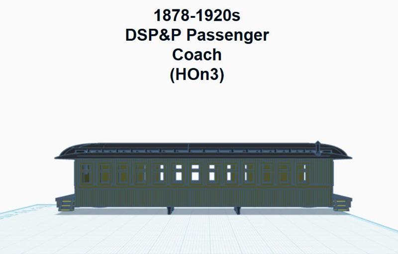 50' Narrow Gauge Passenger Car (HOn3)