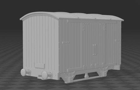 HO/OO TTTE Lynton & Barnstaple Van V1 NEM