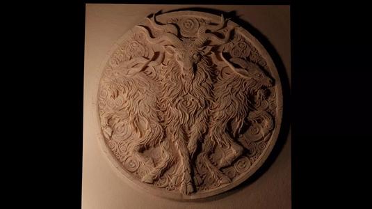 Nuckelavee CNC 3d Print High Relief Sand Casting