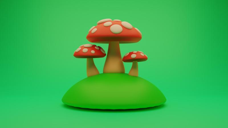 Mushroom Garden Decoration