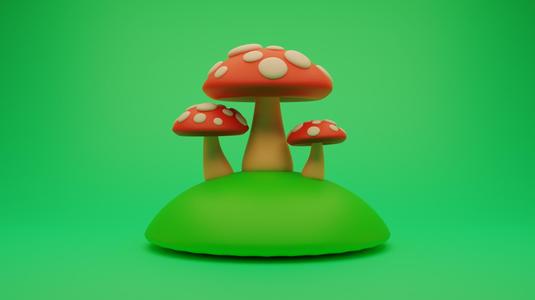 Mushroom Garden Decoration
