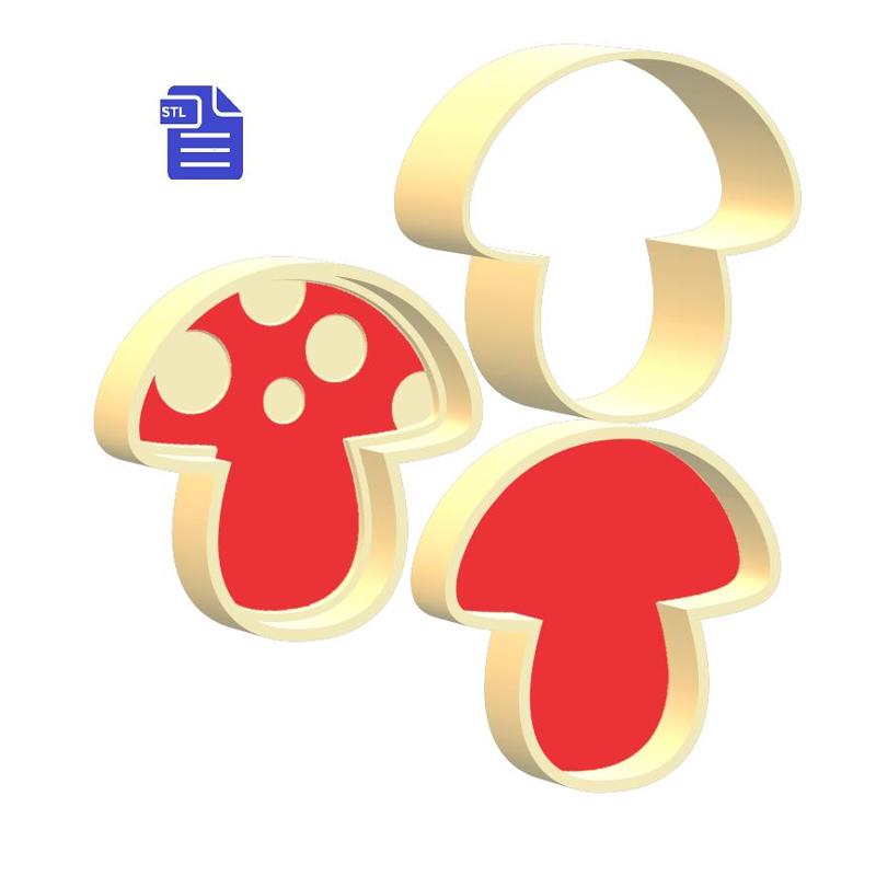 3pc Mushroom Bath Bomb Mold