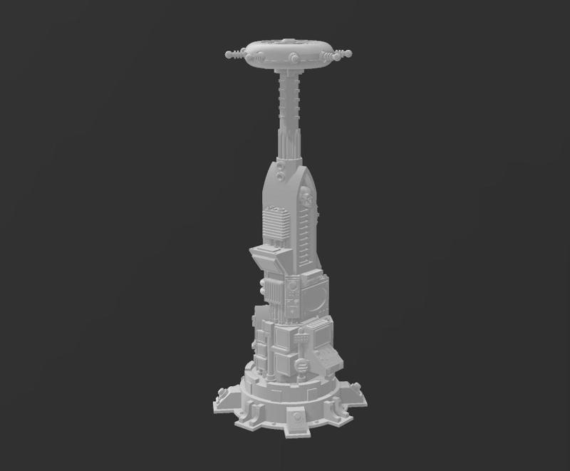 Gothic Transmission Pole and Tesla Pole