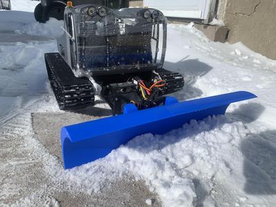 RC 10th scale Snowplow - V1, for Snowcat!