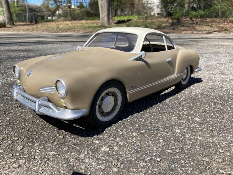 1/8th Scale RC Volkswagen Karmann Ghia 3D Print files and instructions