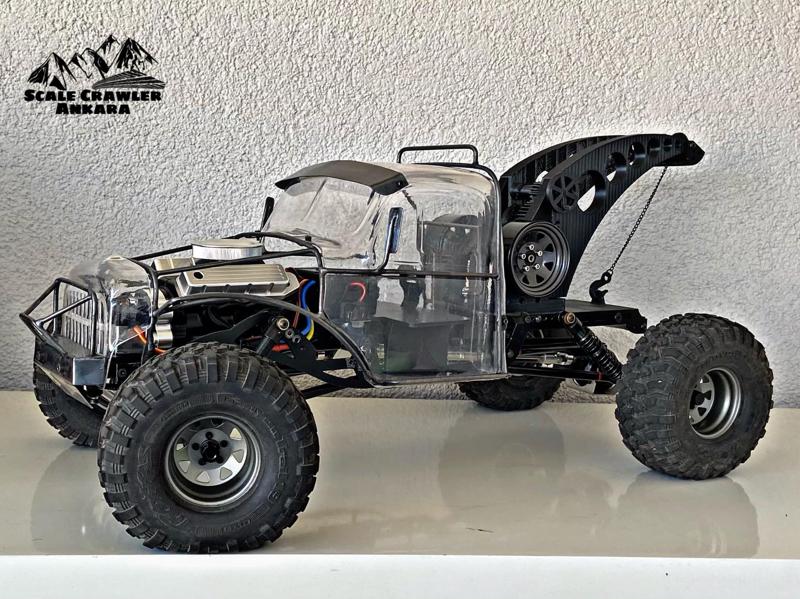 1/10 RC CAR WİNCH - CRANE